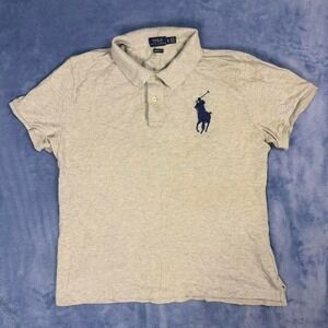 Ralph Lauren grey polo shirt men Size XL